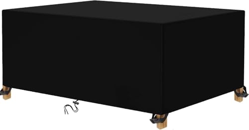 ININOSNP Regenschutz, extra dick Tischdecke aus 420D Oxford-Polyester, geeignet for Rattan-Sofas und -Stühle. 315 x 180 x 74 cm von ININOSNP