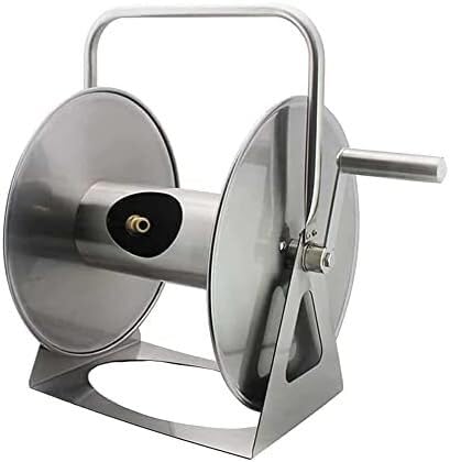ININOSNP Teleskop-Schlauchwagen Schlauchtrommelhalter for den Außenbereich, tragbarer, langlebiger Gartenschlauchhalter aus Edelstahl for Schlauchtrommeln ININOSNP Teleskop-Schlauchwagen Schlauchtrommelhalter for den Außenbereich, tragbarer, langlebiger Gartenschlauchhalter aus Edelstahl for Schlauchtrommeln von ININOSNP