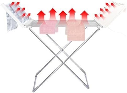 ININOSNP Zusammenklappbarer Wäscheständer Elektrischer Wäschetrockner for Trocknen von Kleidung und Handtüchern bei konstanter Temperatur von ININOSNP