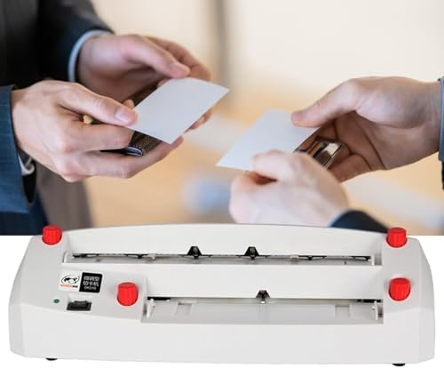 Stapelbarer Papierschneider Elektrischer Papierschneider, 300 g, for Geschäftseinladungen, Büropapier, automatischer Papierschneider, automatische Schneide- und Bindemaschine for Visitenkarten Stapelbarer Papierschneider Elektrischer Papierschneider, 300 g, for Geschäftseinladungen, Büropapier, automatischer Papierschneider, automatische Schneide- und Bindemaschine for Visitenkarten von ININOSNP