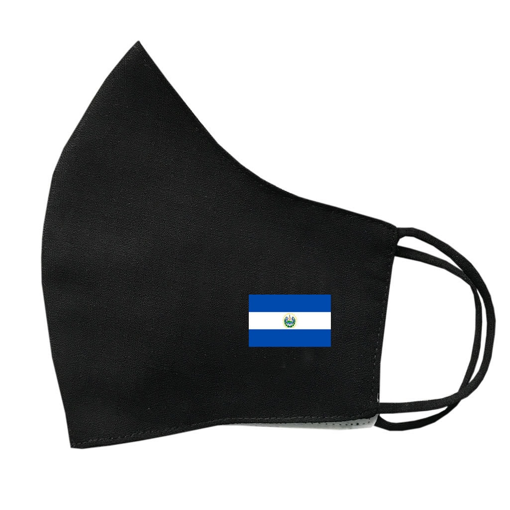 El Salvador Gesichtsmaske Schutzhülle Waschbar Wiederverwendbar Flagge von INKINGHOUSE