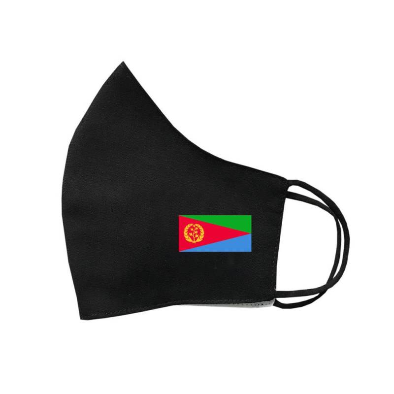 Eritrea Flagge Baumwolle Gesichtsmaske Schutzhülle Waschbar Wiederverwendbar Afrika von INKINGHOUSE