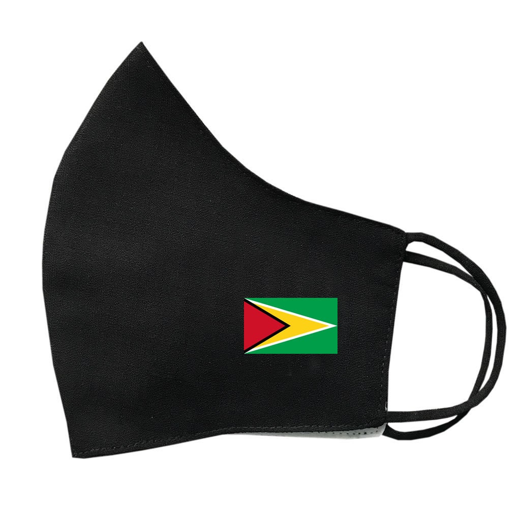 Guyana Flagge Gesichtsmaske Schutzhülle Waschbar Wiederverwendbare Maske von INKINGHOUSE