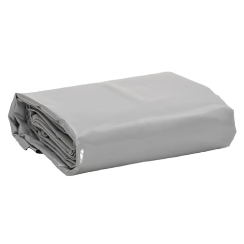 INLIFE Abdeckplane Grau 1,5x2,5 m 650 g/m²,Heimwerkerbedarf,Bauzubehör,Planen,Grau,2.6 KG,156125 von INLIFE