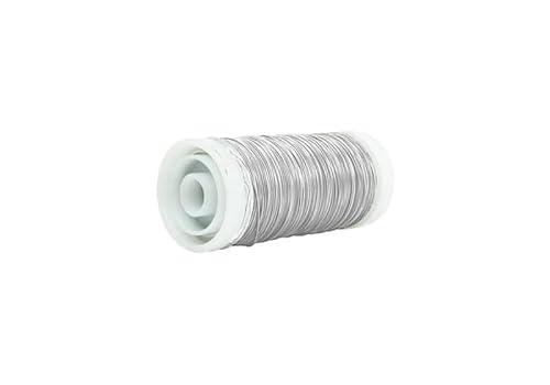 INNA-Glas Aludraht TRINE, verzinkt, silber, 100g, 120m, Ø0,35mm - Bindedraht INNA-Glas Aludraht TRINE, verzinkt, silber, 100g, 120m, Ø0,35mm - Bindedraht von INNA-Glas