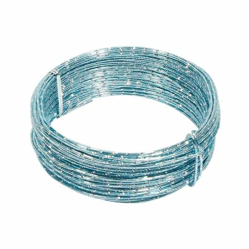INNA-Glas Deko Draht RAVIN, Diamant Look, eisblau, 30m, Ø2mm - Aludraht INNA-Glas Deko Draht RAVIN, Diamant Look, eisblau, 30m, Ø2mm - Aludraht von INNA-Glas