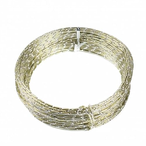 INNA-Glas Deko Draht RAVIN, Diamant Look, perlmutt, 30m, Ø2mm - Aludraht INNA-Glas Deko Draht RAVIN, Diamant Look, perlmutt, 30m, Ø2mm - Aludraht von INNA-Glas