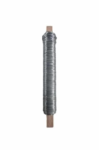 INNA-Glas Deko Draht ZELISA, galvanisiert, 100g, Ø0,65mm, 33mm - Wickeldraht INNA-Glas Deko Draht ZELISA, galvanisiert, 100g, Ø0,65mm, 33mm - Wickeldraht von INNA-Glas