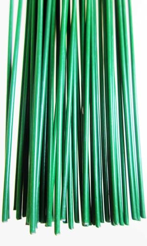 INNA-Glas Draht VELORIA, grün lackiert, 100g, 40cm, Ø1,0mm - Steckdraht INNA-Glas Draht VELORIA, grün lackiert, 100g, 40cm, Ø1,0mm - Steckdraht von INNA-Glas
