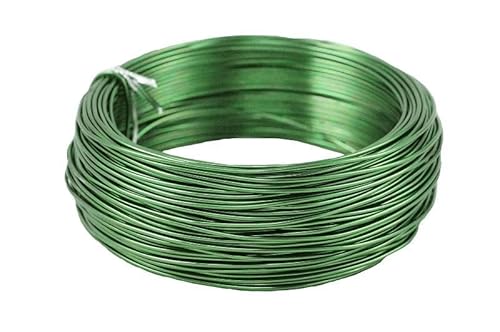 INNA-Glas Draht für Dekoration TANEA, grün lackiert, 60m, Ø2mm - Aluminiumdraht INNA-Glas Draht für Dekoration TANEA, grün lackiert, 60m, Ø2mm - Aluminiumdraht von INNA-Glas