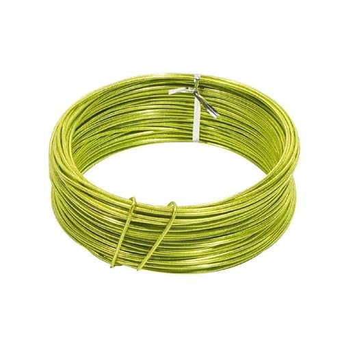 INNA-Glas Draht für Dekoration TANEA, hellgrün lackiert, 30m, Ø2mm - Aluminiumdraht INNA-Glas Draht für Dekoration TANEA, hellgrün lackiert, 30m, Ø2mm - Aluminiumdraht von INNA-Glas