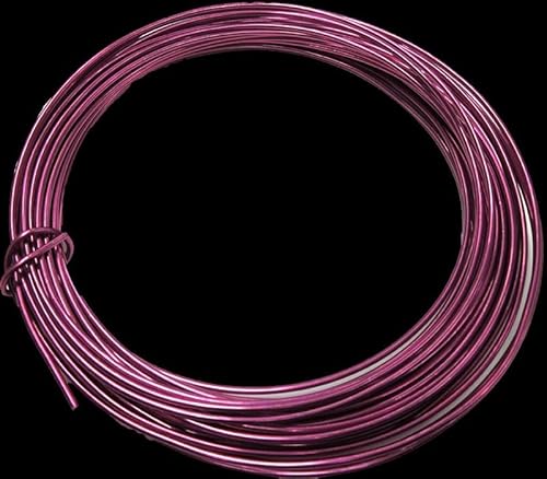 INNA-Glas Draht für Dekoration TANEA, pink lackiert, 12m, Ø2mm - Aluminiumdraht INNA-Glas Draht für Dekoration TANEA, pink lackiert, 12m, Ø2mm - Aluminiumdraht von INNA-Glas