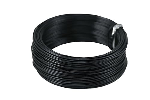 INNA-Glas Draht für Dekoration TANEA, schwarz lackiert, 60m, Ø2mm - Aluminiumdraht INNA-Glas Draht für Dekoration TANEA, schwarz lackiert, 60m, Ø2mm - Aluminiumdraht von INNA-Glas