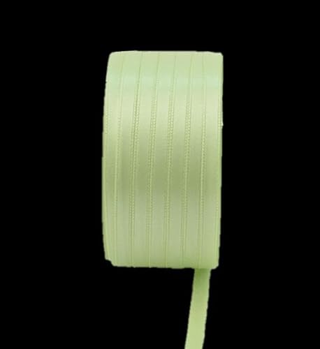 INNA-Glas Satin Schmuckband Vipke, hellgrün, 50m, 3mm - Doppel-Satinband INNA-Glas Satin Schmuckband Vipke, hellgrün, 50m, 3mm - Doppel-Satinband von INNA-Glas