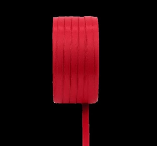 INNA-Glas Satin Schmuckband Vipke, rot, 50m, 3mm - Doppel-Satinband INNA-Glas Satin Schmuckband Vipke, rot, 50m, 3mm - Doppel-Satinband von INNA-Glas