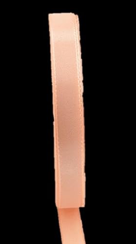 INNA-Glas Schmuckband WIARA, aprikose, 50m, 15mm - Polyester Dekoband von INNA-Glas