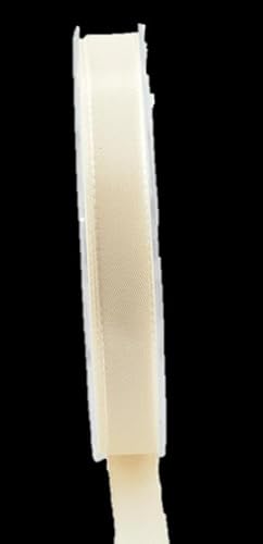 INNA-Glas Schmuckband WIARA, creme, 50m, 15mm - Polyester Dekoband von INNA-Glas