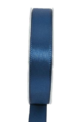 INNA-Glas Schmuckband WIARA, dunkelblau, 50m, 25mm - Polyester Dekoband von INNA-Glas