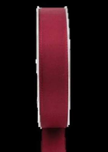 INNA-Glas Schmuckband WIARA, dunkelrot, 50m, 25mm - Polyester Dekoband von INNA-Glas