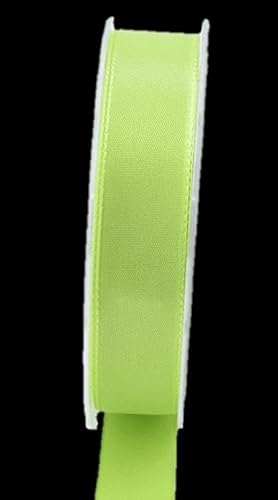 INNA-Glas Schmuckband WIARA, frühlingsgrün, 50m, 25mm - Polyester Dekoband von INNA-Glas