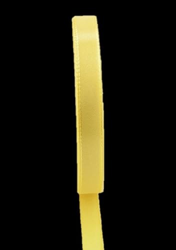 INNA-Glas Schmuckband WIARA, gelb, 50m, 15mm - Polyester Dekoband von INNA-Glas