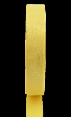 INNA-Glas Schmuckband WIARA, gelb, 50m, 25mm - Polyester Dekoband von INNA-Glas