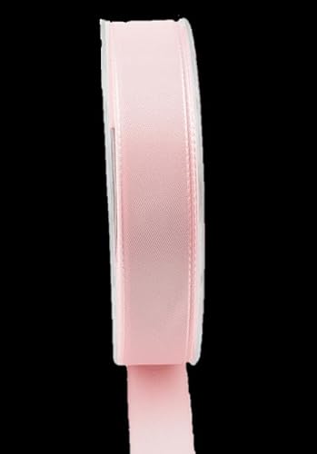 INNA-Glas Schmuckband WIARA, hellrosa, 50m, 25mm - Polyester Dekoband von INNA-Glas