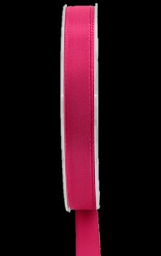 INNA-Glas Schmuckband WIARA, himbeer, 50m, 15mm - Polyester Dekoband von INNA-Glas