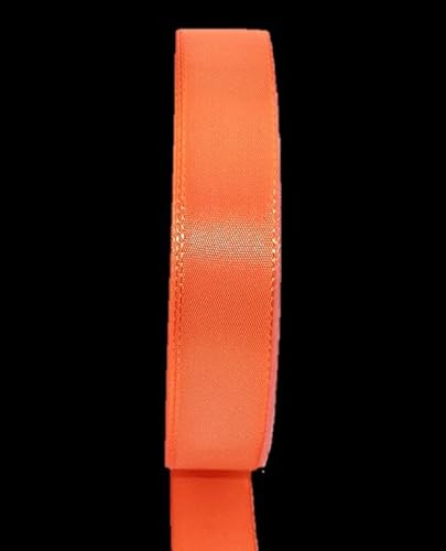 INNA-Glas Schmuckband WIARA, orange, 50m, 25mm - Polyester Dekoband von INNA-Glas