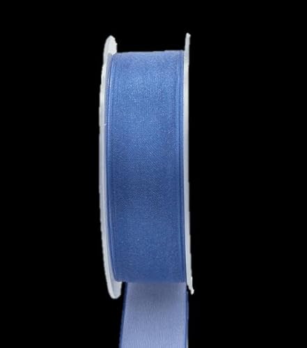 INNA-Glas Verzierband OSNA, dunkelblau, 50m, 10mm - Organzaband INNA-Glas Verzierband OSNA, dunkelblau, 50m, 10mm - Organzaband von INNA-Glas