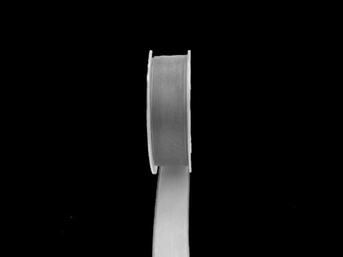INNA-Glas Verzierband OSNA, grau, 25m, 25mm - Organzaband INNA-Glas Verzierband OSNA, grau, 25m, 25mm - Organzaband von INNA-Glas