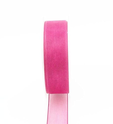 INNA-Glas Verzierband OSNA, pink, 50m, 10mm - Organzaband INNA-Glas Verzierband OSNA, pink, 50m, 10mm - Organzaband von INNA-Glas
