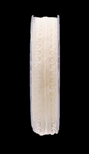 INNA-Glas Zierband SIMAY, creme, 20m, 20mm - Spitzenband INNA-Glas Zierband SIMAY, creme, 20m, 20mm - Spitzenband von INNA-Glas