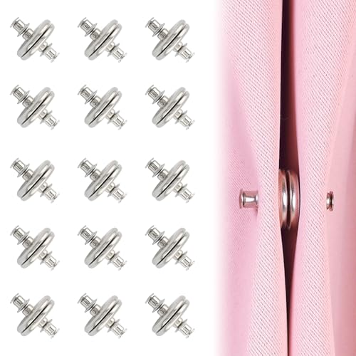 INNAL 16 Paare Vorhang Magnetknopf,Abnehmbar Magnete für Vorhänge,Vorhang Magnetischer Verschluss,Vorhang Verschluss Magnet,Magnetische Gardinenschließe,für Schlafzimmer Badezimmer Wohnzimmer (Silber) INNAL 16 Paare Vorhang Magnetknopf,Abnehmbar Magnete für Vorhänge,Vorhang Magnetischer Verschluss,Vorhang Verschluss Magnet,Magnetische Gardinenschließe,für Schlafzimmer Badezimmer Wohnzimmer (Silber) von INNAL
