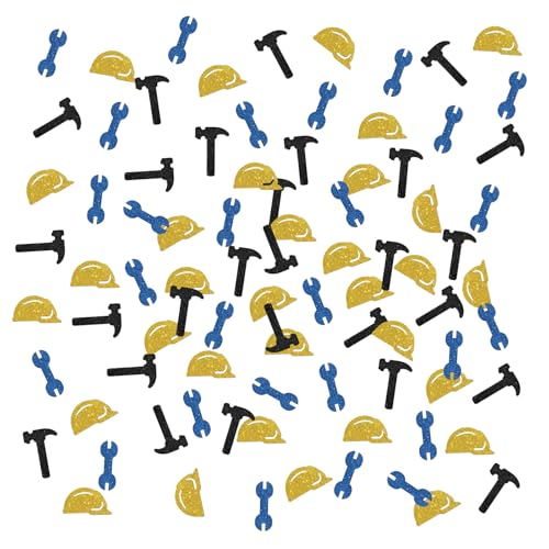 Congrats Ingenieur-Konfetti, Glitzer, Schraubenschlüssel, Hammer, Tischkonfetti, zukünftige Ingenieur-Streukonfetti, Ingenieur-Mottoparty, Tischdekorationen, Konfetti, 120 Stück Congrats Ingenieur-Konfetti, Glitzer, Schraubenschlüssel, Hammer, Tischkonfetti, zukünftige Ingenieur-Streukonfetti, Ingenieur-Mottoparty, Tischdekorationen, Konfetti, 120 Stück von INNORU
