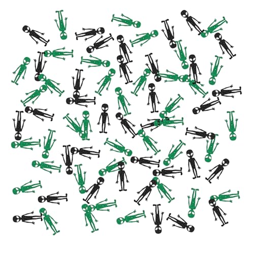 INNORU Alien Konfetti Glitzer, Weltraum UFO Tischkonfetti, Baby Shower Papier Scatter, Kinder Jungen Mädchen Geburtstag Party Tischdekorationen Konfetti, 120pcs INNORU Alien Konfetti Glitzer, Weltraum UFO Tischkonfetti, Baby Shower Papier Scatter, Kinder Jungen Mädchen Geburtstag Party Tischdekorationen Konfetti, 120pcs von INNORU