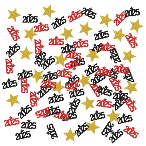 Konfetti der Klasse 2025, Glückwunsch-Grad-Tischkonfetti, 2025 Abschluss, Streukonfetti, High School, College, Abschlussfeier, Party, Tischdekorationen, Konfetti, 120 Stück Konfetti der Klasse 2025, Glückwunsch-Grad-Tischkonfetti, 2025 Abschluss, Streukonfetti, High School, College, Abschlussfeier, Party, Tischdekorationen, Konfetti, 120 Stück von INNORU