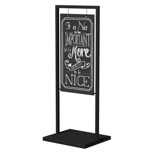 INNOVART Kreidetafel-Staffelei-Schild, Gehweg-Schild, 119,4 x 45,7 cm, mit Ausstellungsregal, freistehende Kreidetafel-Staffelei, doppelseitiges Hängeschild für Café, Bar, Bistro, Florist oder INNOVART Kreidetafel-Staffelei-Schild, Gehweg-Schild, 119,4 x 45,7 cm, mit Ausstellungsregal, freistehende Kreidetafel-Staffelei, doppelseitiges Hängeschild für Café, Bar, Bistro, Florist oder von INNOVART