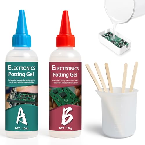 INNOVAYOU 200g Elektrovergussmasse, Isoliert und Wasserdicht Vergussmasse Elektronik, Giessharz Elektro Geeignet für Leiterplatten, Bedienfelder von Haushaltsgeräten und LED-Leuchten von INNOVAYOU