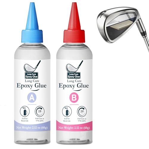 INNOVAYOU Langsam Golf Epoxidharz Kleber 4,23 oz, Transparentes Golf Epoxy Kleber, Golfschaft-Epoxidkleber zur Reparatur aller Golfschläger, Golfköpfe, Driver, Putter und Eisen INNOVAYOU Langsam Golf Epoxidharz Kleber 4,23 oz, Transparentes Golf Epoxy Kleber, Golfschaft-Epoxidkleber zur Reparatur aller Golfschläger, Golfköpfe, Driver, Putter und Eisen von INNOVAYOU