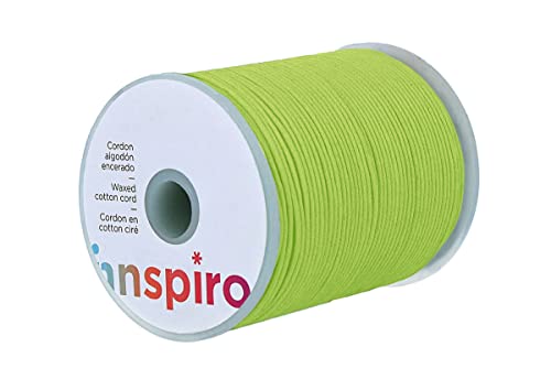 INNSPIRO Feine gewachste Baumwollkordel hellgrün 2mm 100m INNSPIRO Feine gewachste Baumwollkordel hellgrün 2mm 100m von INNSPIRO