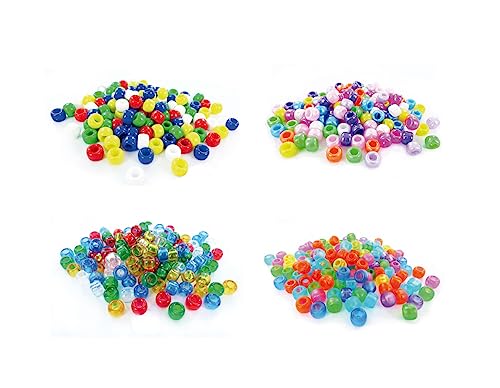 Cabochons aus glitzerndem Kunststoff, gemischte Formen und Farben, Durchmesser 18 mm, ca. 270 Stück. von INNSPIRO