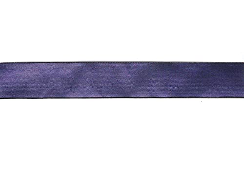 Dekoband lila mit schwarzer Bordüre, 4 cm x 10 m. von INNSPIRO