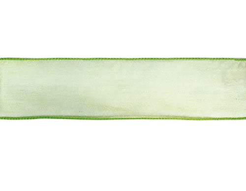 Dekoratives Band, Pistaziengrün, 6,5 cm x 10 m. von INNSPIRO