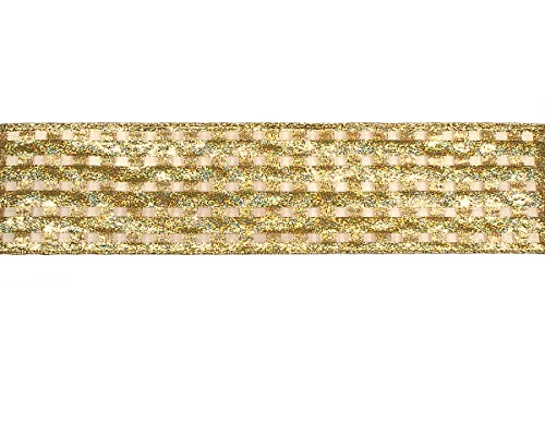 Dekoratives Band, klein, goldfarben, 6,5 cm x 10 m. Dekoratives Band, klein, goldfarben, 6,5 cm x 10 m. von INNSPIRO