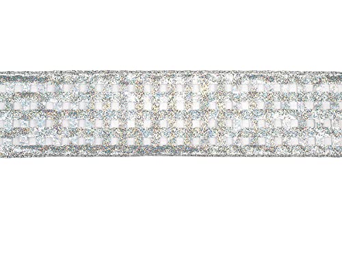 Dekoratives Band, klein, silberfarben, 6,5 cm x 10 m. Dekoratives Band, klein, silberfarben, 6,5 cm x 10 m. von INNSPIRO