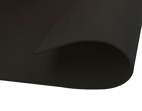 EVA-Gummi, Schwarz, 40 x 60 cm x 2 mm. 20 Stück. von INNSPIRO