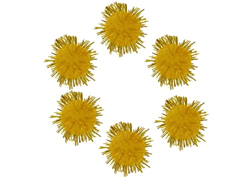 Glänzende Pompons, Gelb, 25 mm, 20 Stück. Glänzende Pompons, Gelb, 25 mm, 20 Stück. von INNSPIRO