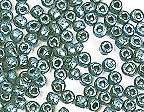 Glasstein, rund, glänzend, metallisch, blau, 3,8 mm, 6/0, 500 g. Glasstein, rund, glänzend, metallisch, blau, 3,8 mm, 6/0, 500 g. von INNSPIRO
