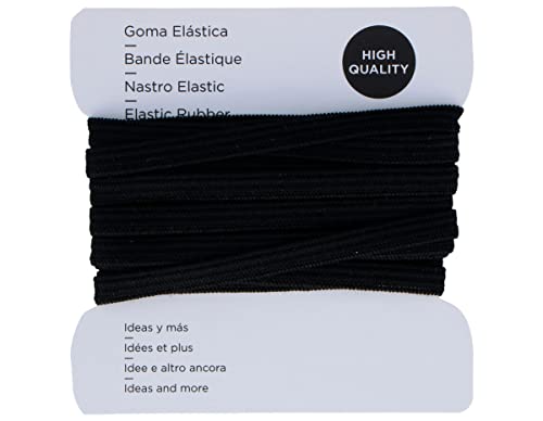 Gummizug, schwarz, 5,3 mm, 3 m Gummizug, schwarz, 5,3 mm, 3 m von INNSPIRO